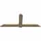 Ekena Millwork Eugene Rough Sawn Timber Gable Bracket, Douglas Fir, 72"W x 30"H x 2"D x 6"F, 10/12 Pitch GBW072X30X0206EUG00RDF - alternate 5